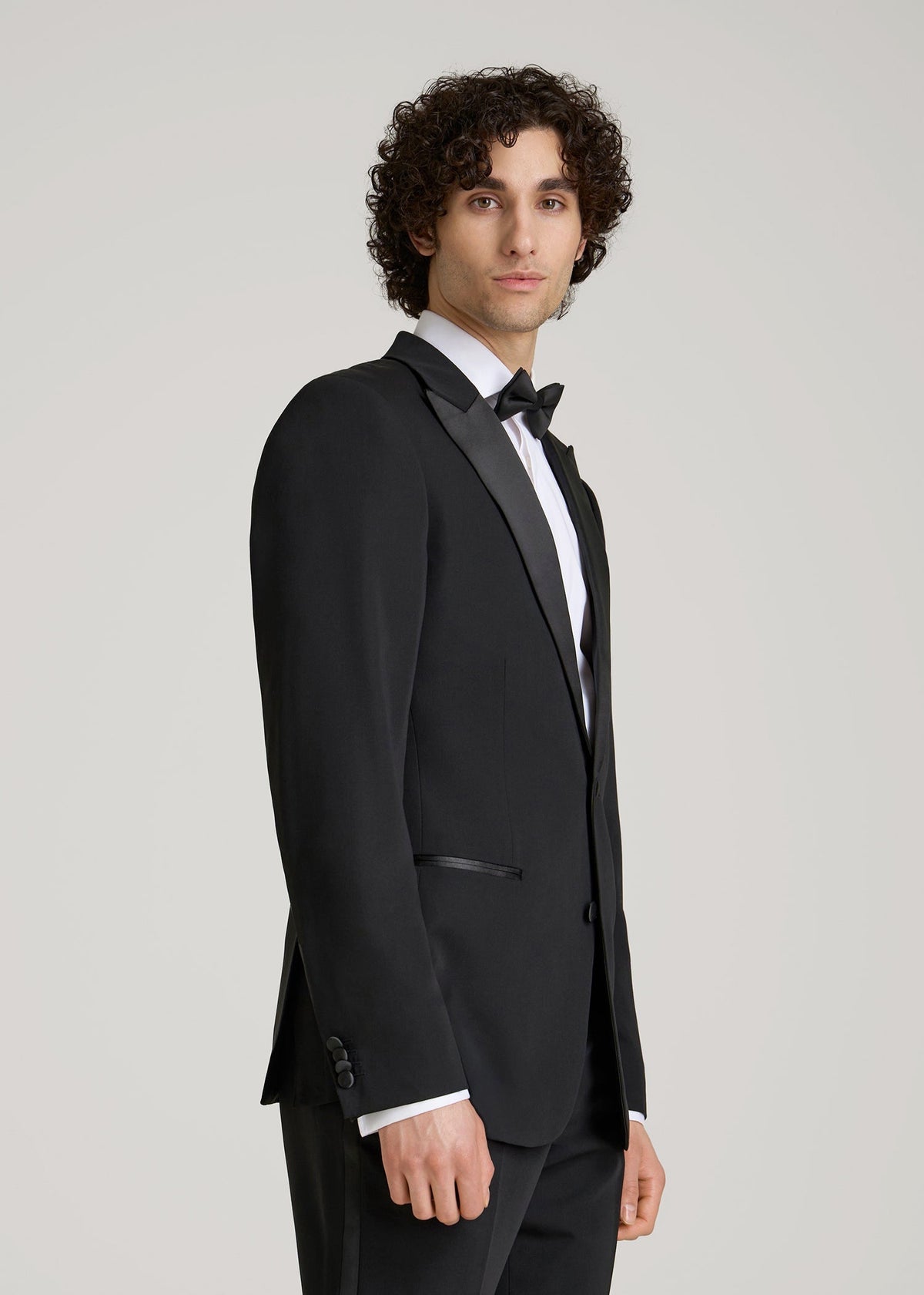 Tuxedo Jacket for Tall Men in Black