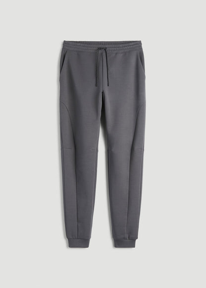 Tech Motion Fleece Joggers for Tall Men in Iron Grey