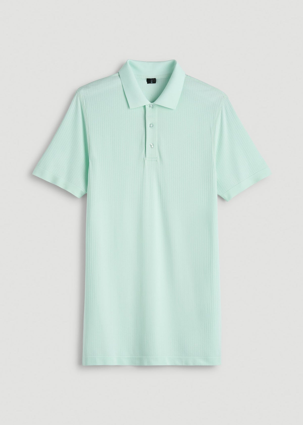 Performance Vented Golf Polo for Tall Men in Opal Blue