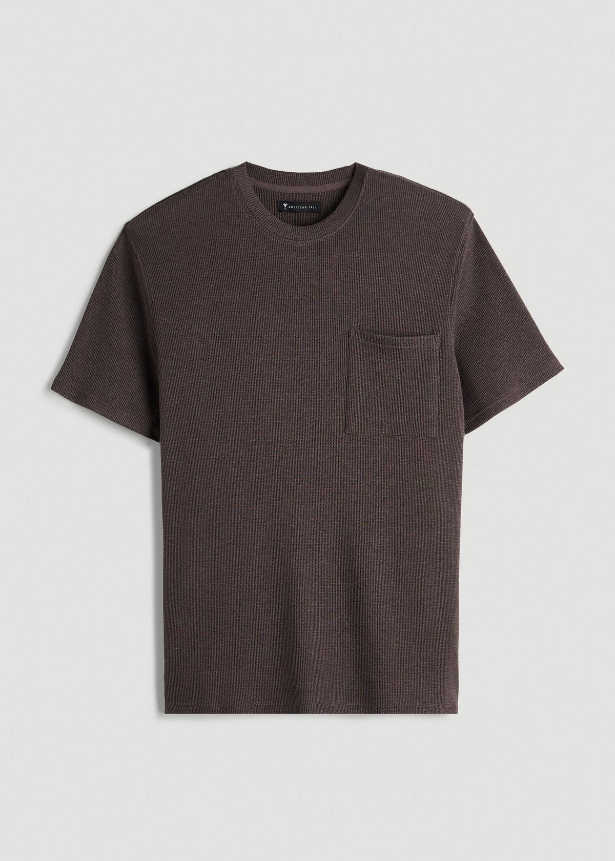 Waffle Lounge Top for Tall Men in Espresso