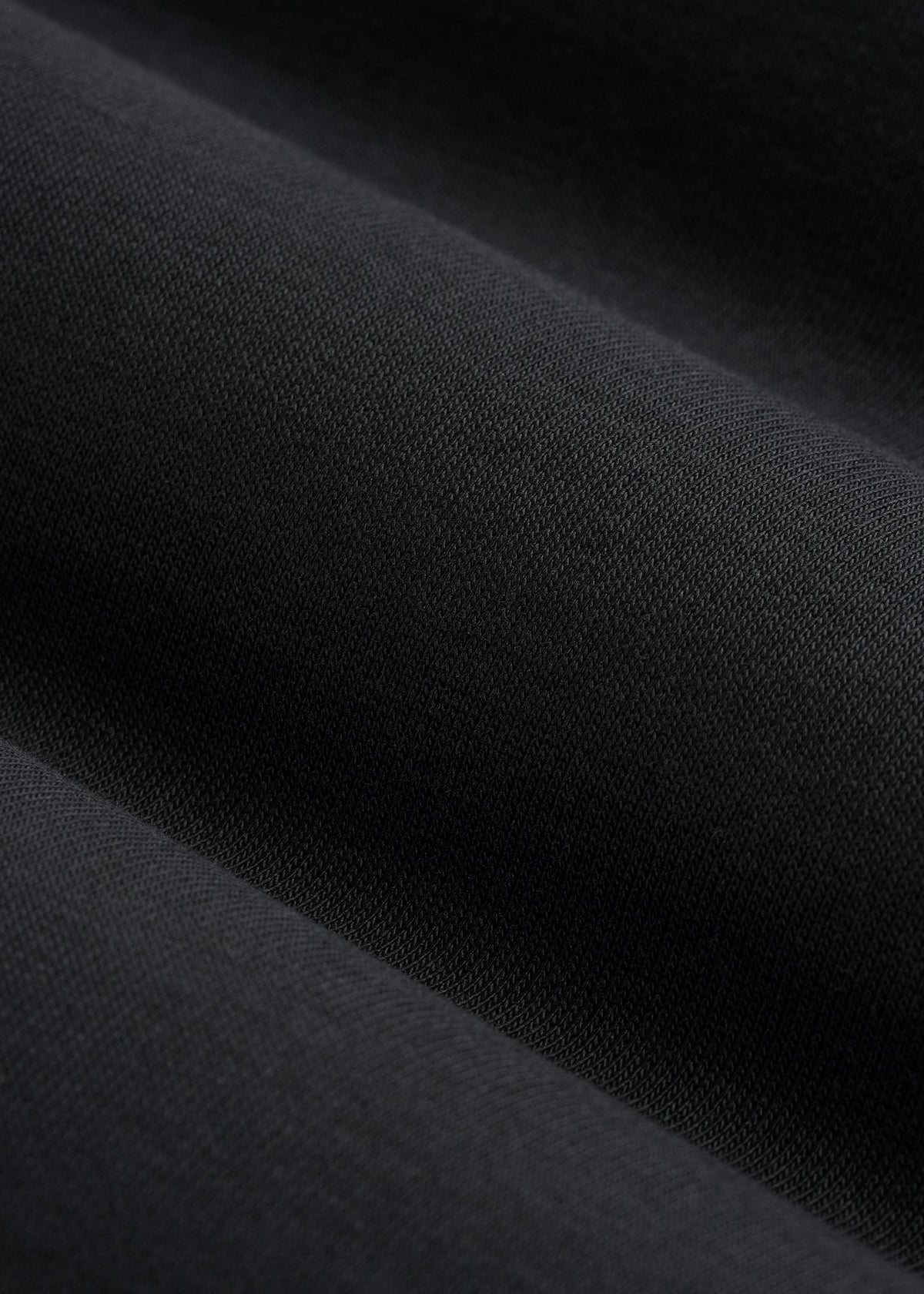 Wearever Fleece Collared Sweatshirt for Tall Men in Black
