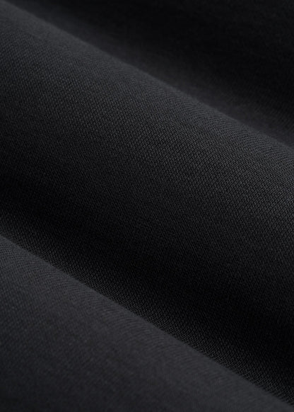 Wearever Fleece Collared Sweatshirt for Tall Men in Black