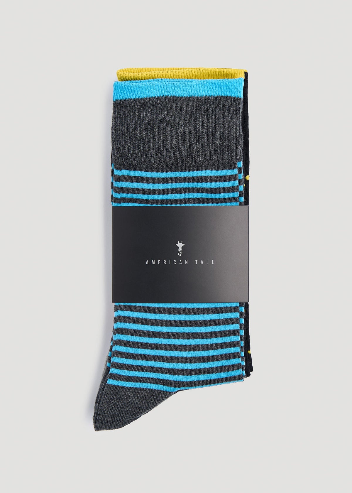 Dress Socks Size 14 to 17 (3-Pack) for Tall Men in Pack A