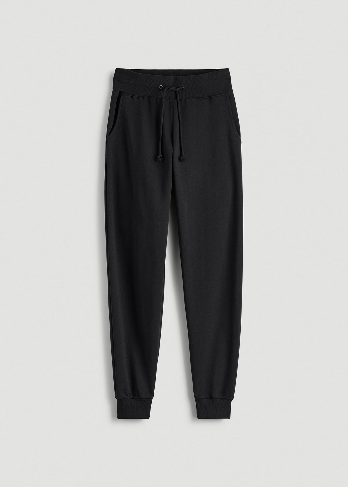 A.T. Basics Athletic Joggers for Tall Women in Black