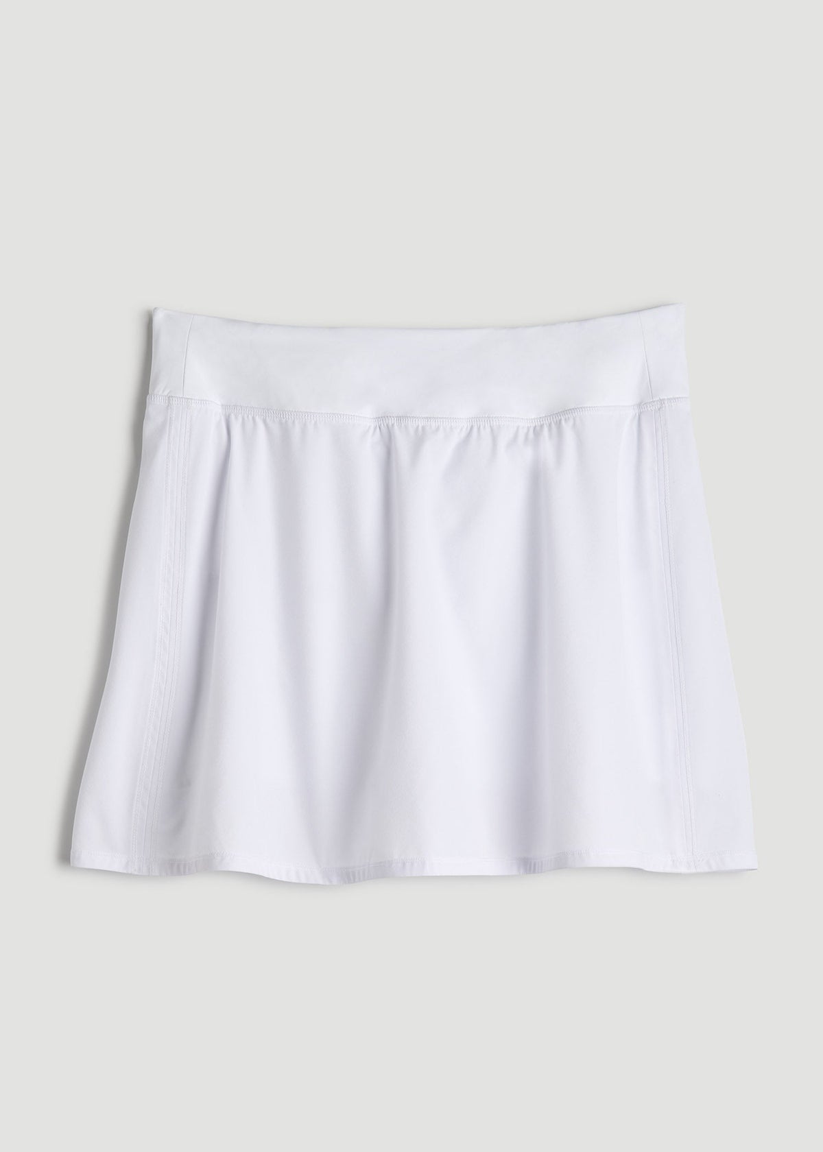 Athletic Skort for Tall Women in Bright White