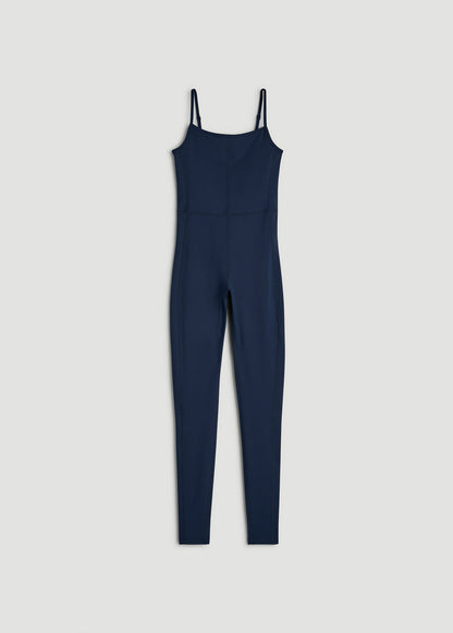 Balance Spaghetti Strap Jumpsuit for Tall Women in Regal Blue