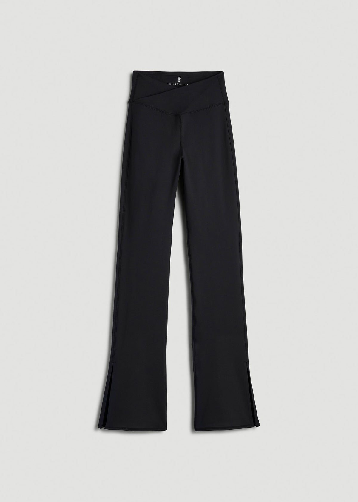 Balance Split Flare Pants for Tall Women in Black