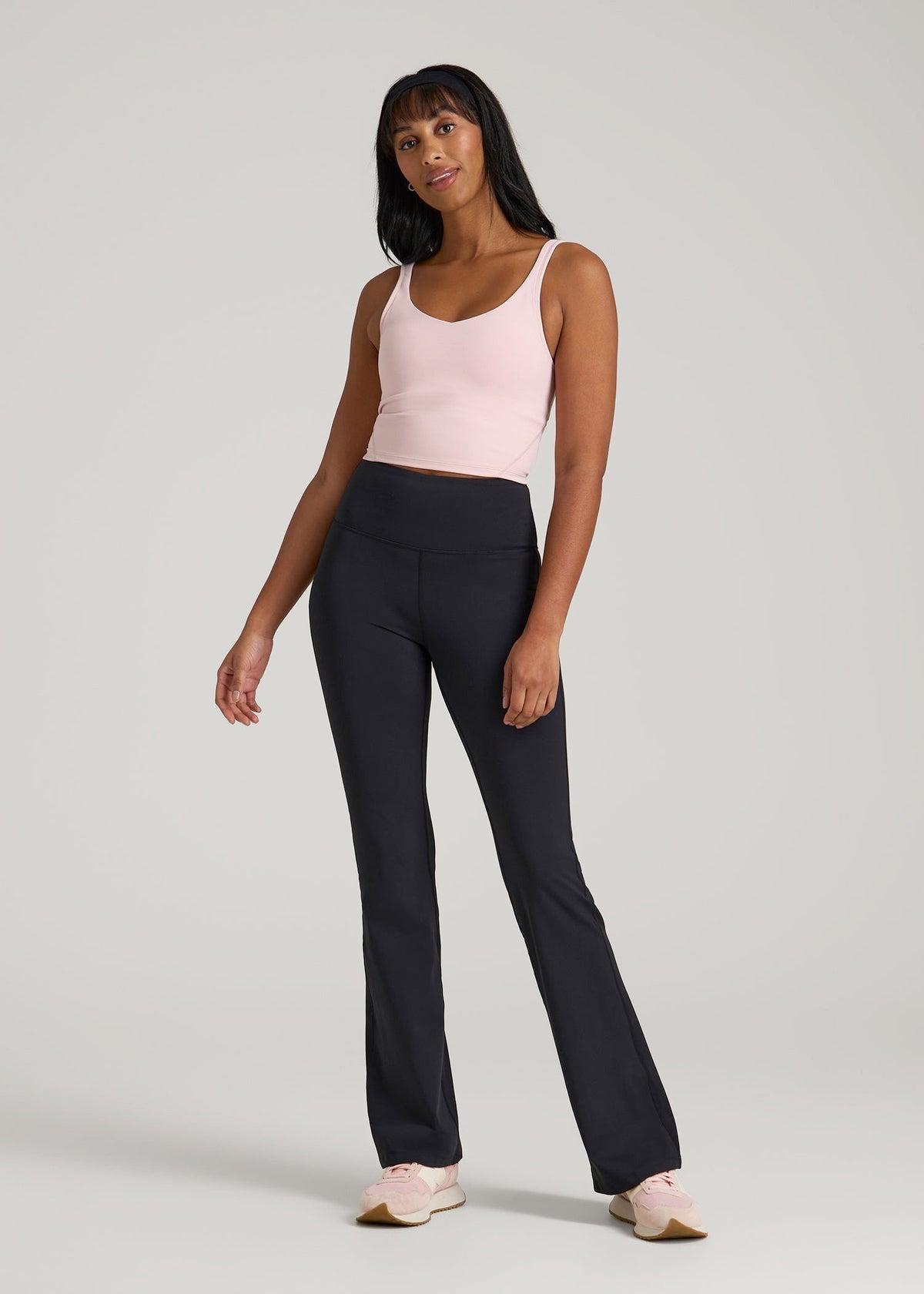 Balance Tank Top for Tall Women in Hush Pink