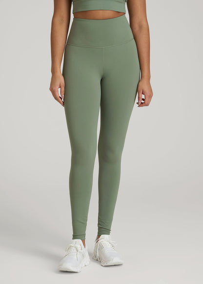 Balance High-Rise Leggings for Tall Women in Dark Seagrass