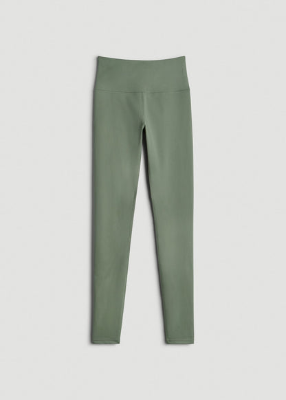 Balance High-Rise Leggings for Tall Women in Dark Seagrass