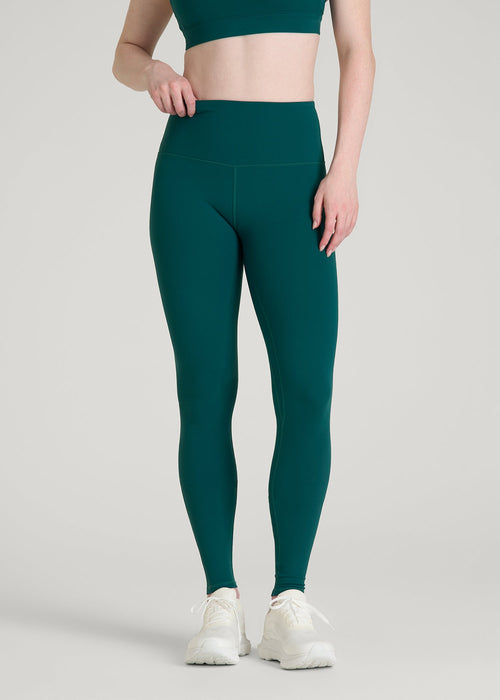 Balance High-Rise Leggings for Tall Women in Deep Teal