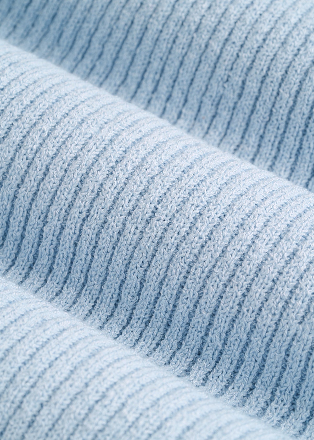 Boucle Knit Tank for Tall Women in Ice Blue