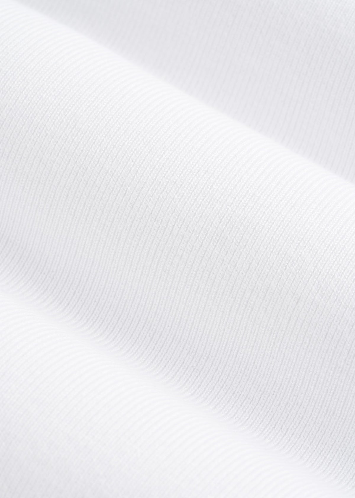 Cropped Knit Tee for Tall Women in White