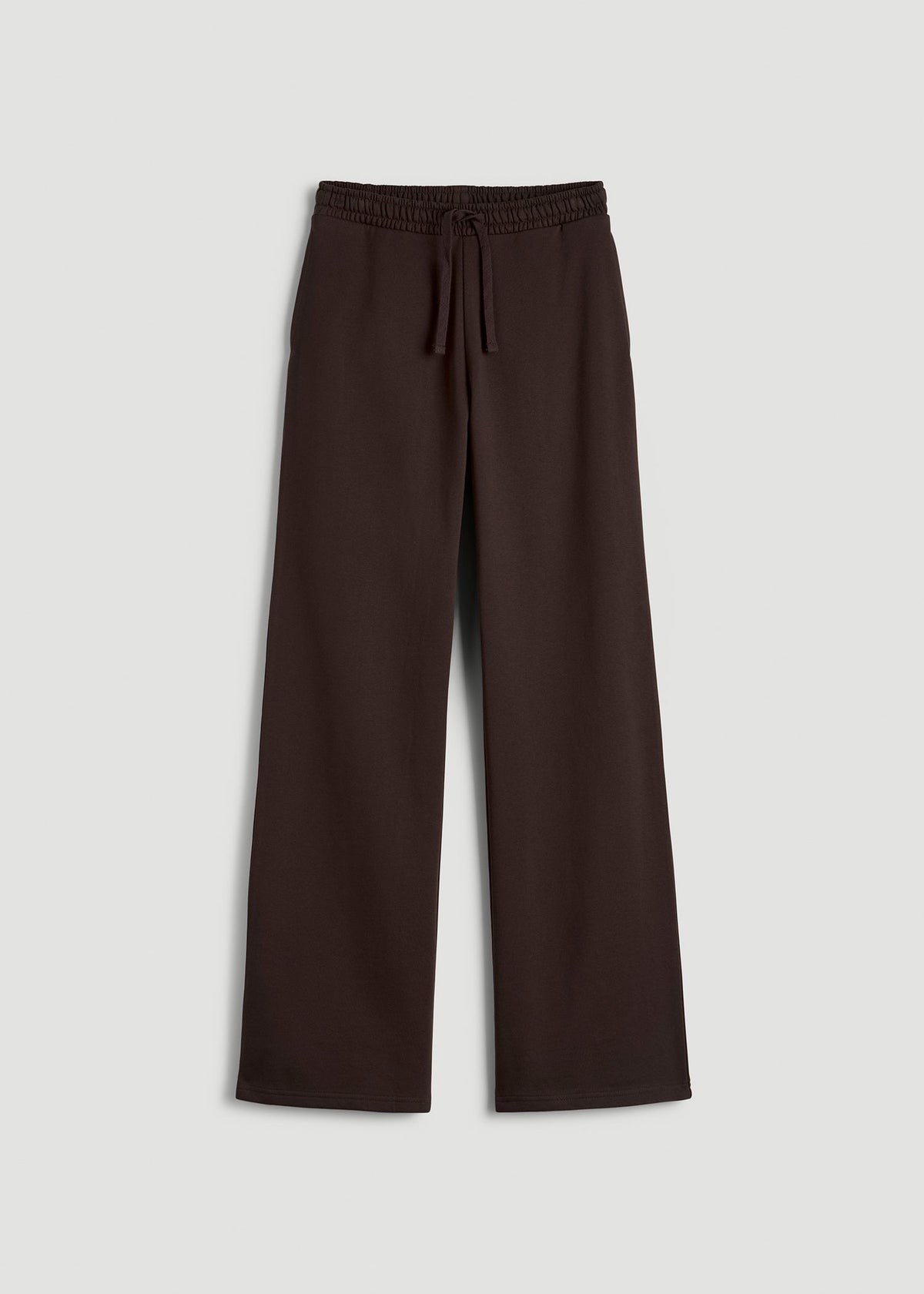 Everyday Terry Midrise Wide-Leg Pants for Tall Women in Espresso