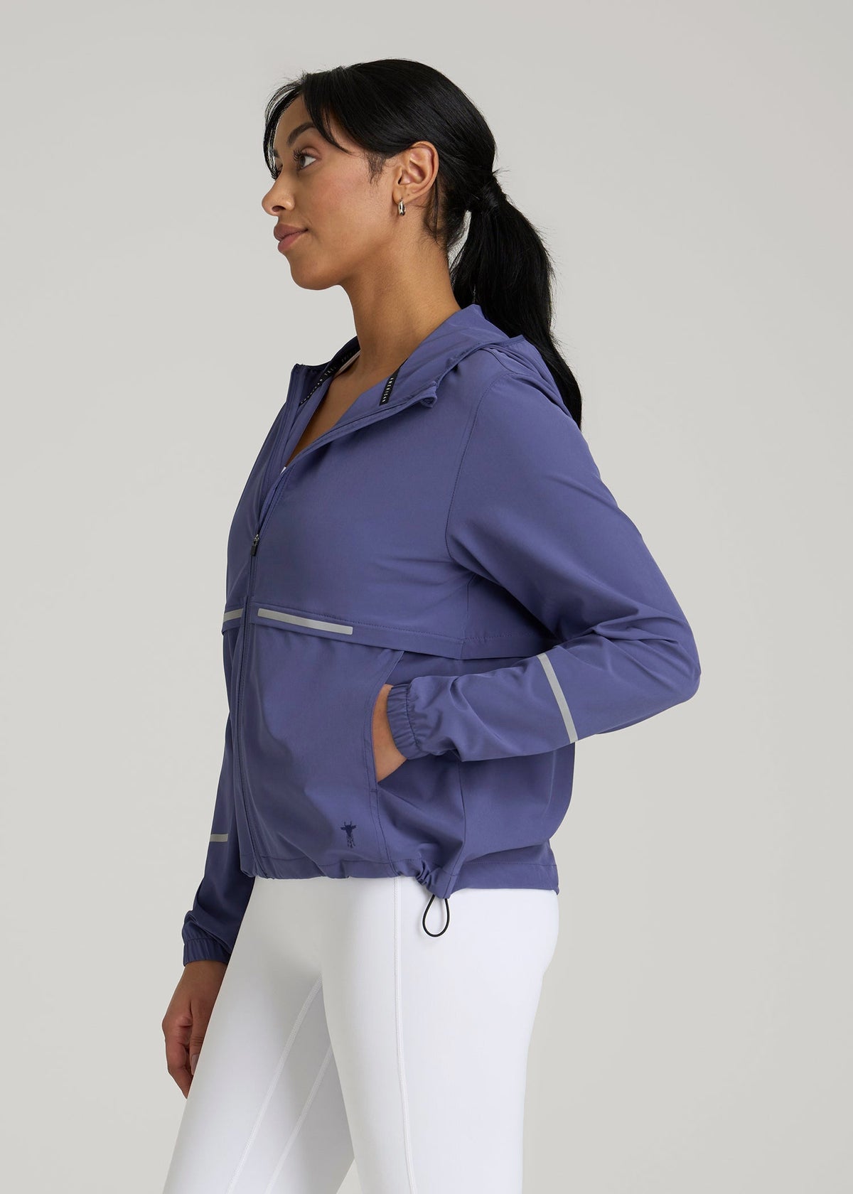 Featherweight Packable Jacket for Tall Women in Future Dusk