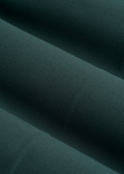 Flat Front Wide Leg Dress Pants for Tall Women in Smoky Pine