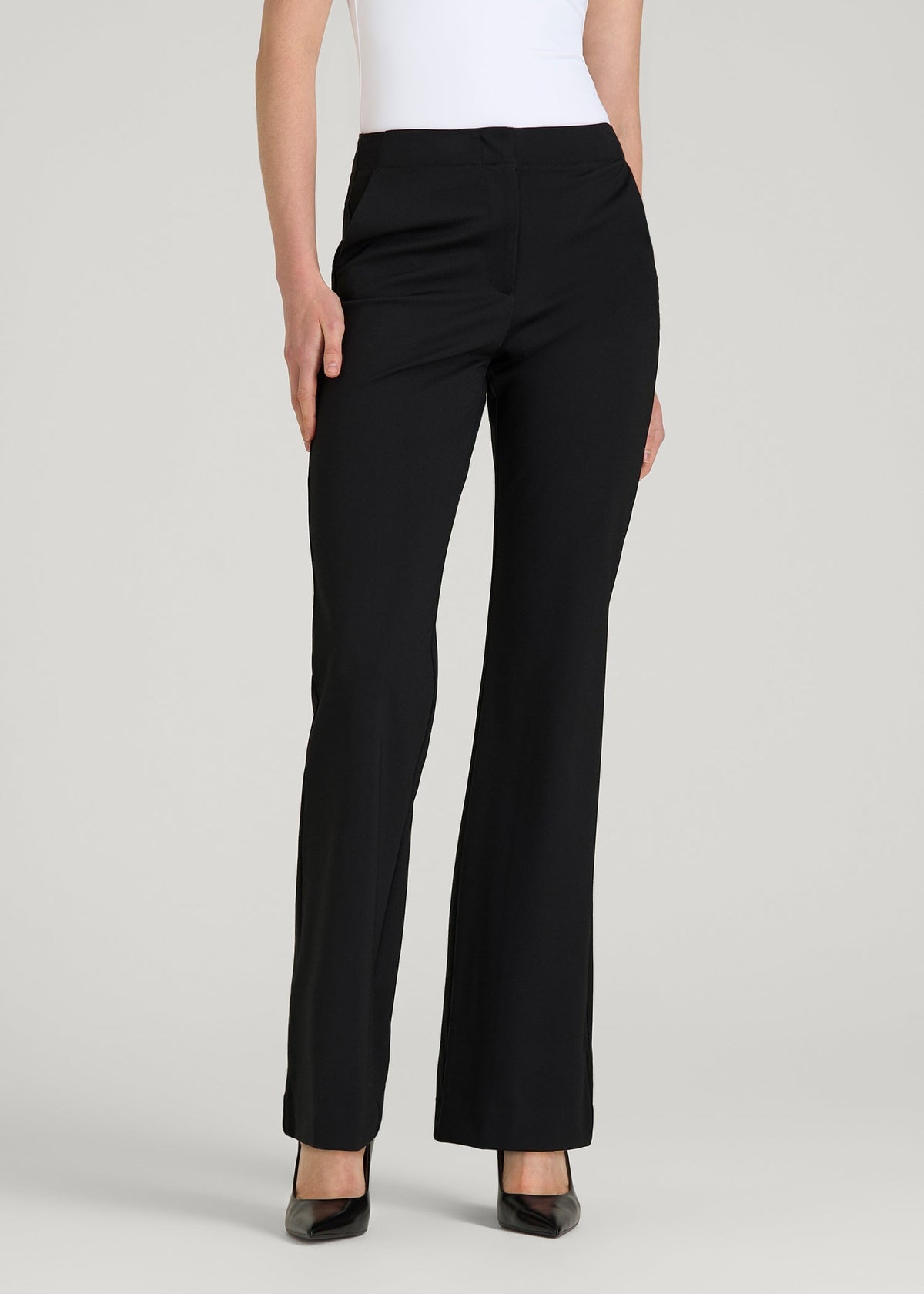Freedom Flex Flare Dress Pants for Tall Women in Black