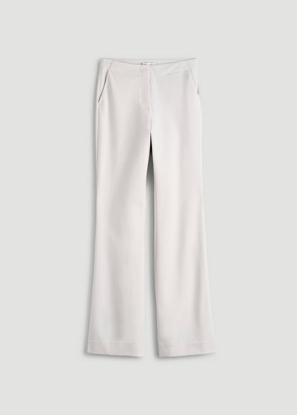 Freedom Flex Flare Dress Pants for Tall Women in White Sand