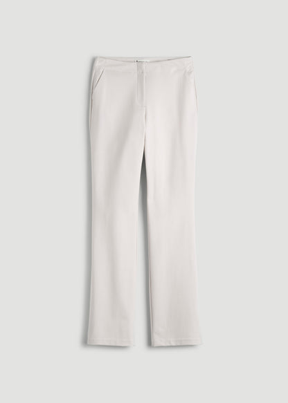 Freedom Flex Straight Leg Dress Pants for Tall Women in White Sand