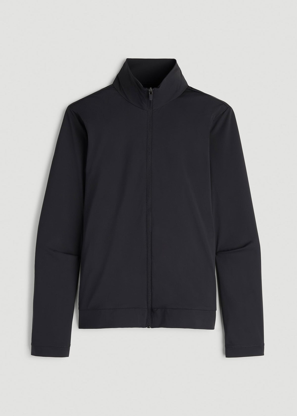 Front Zip Commuter Jacket for Tall Women in Black