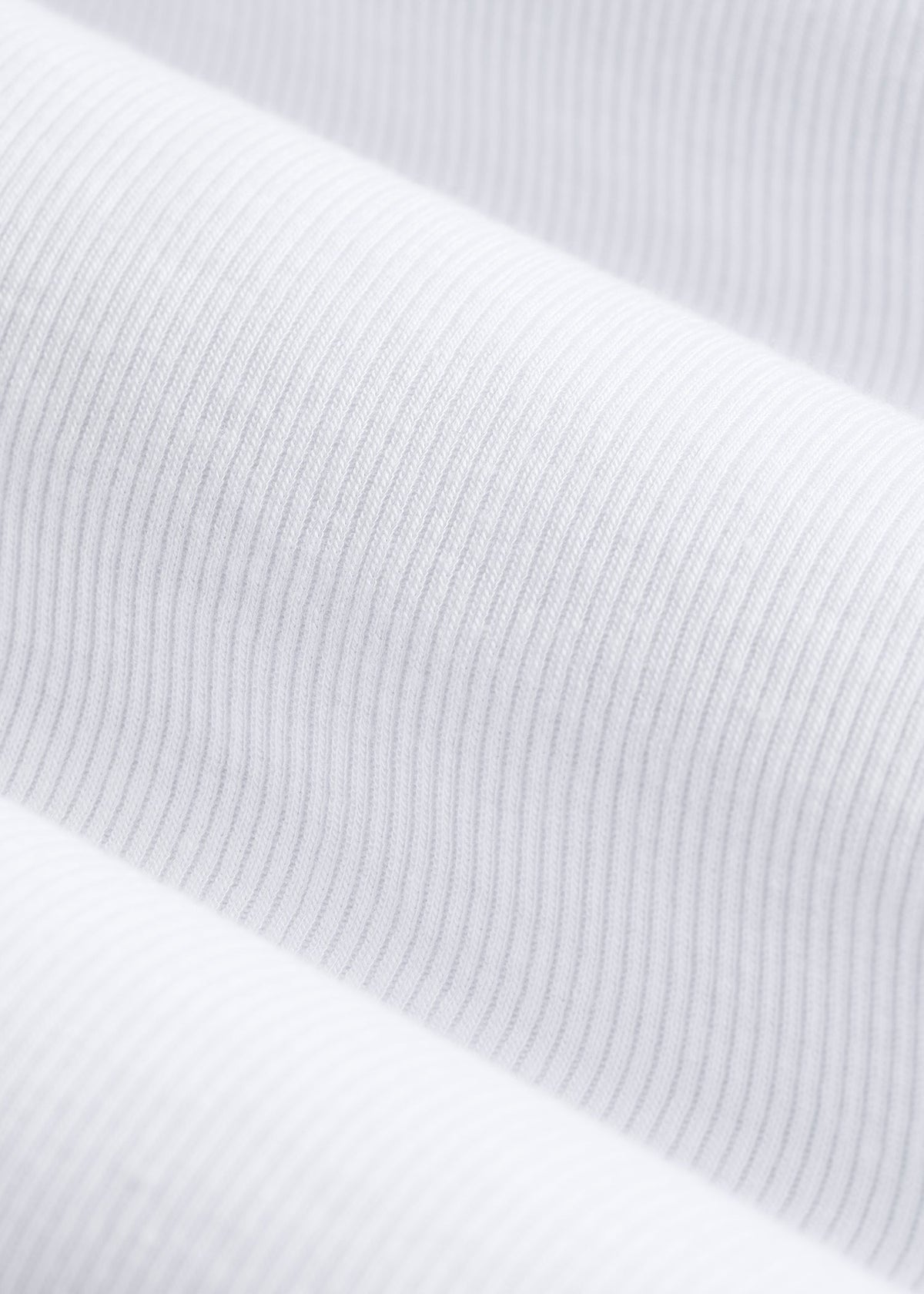 FITTED Ribbed Long Sleeve Tee for Tall Women in White