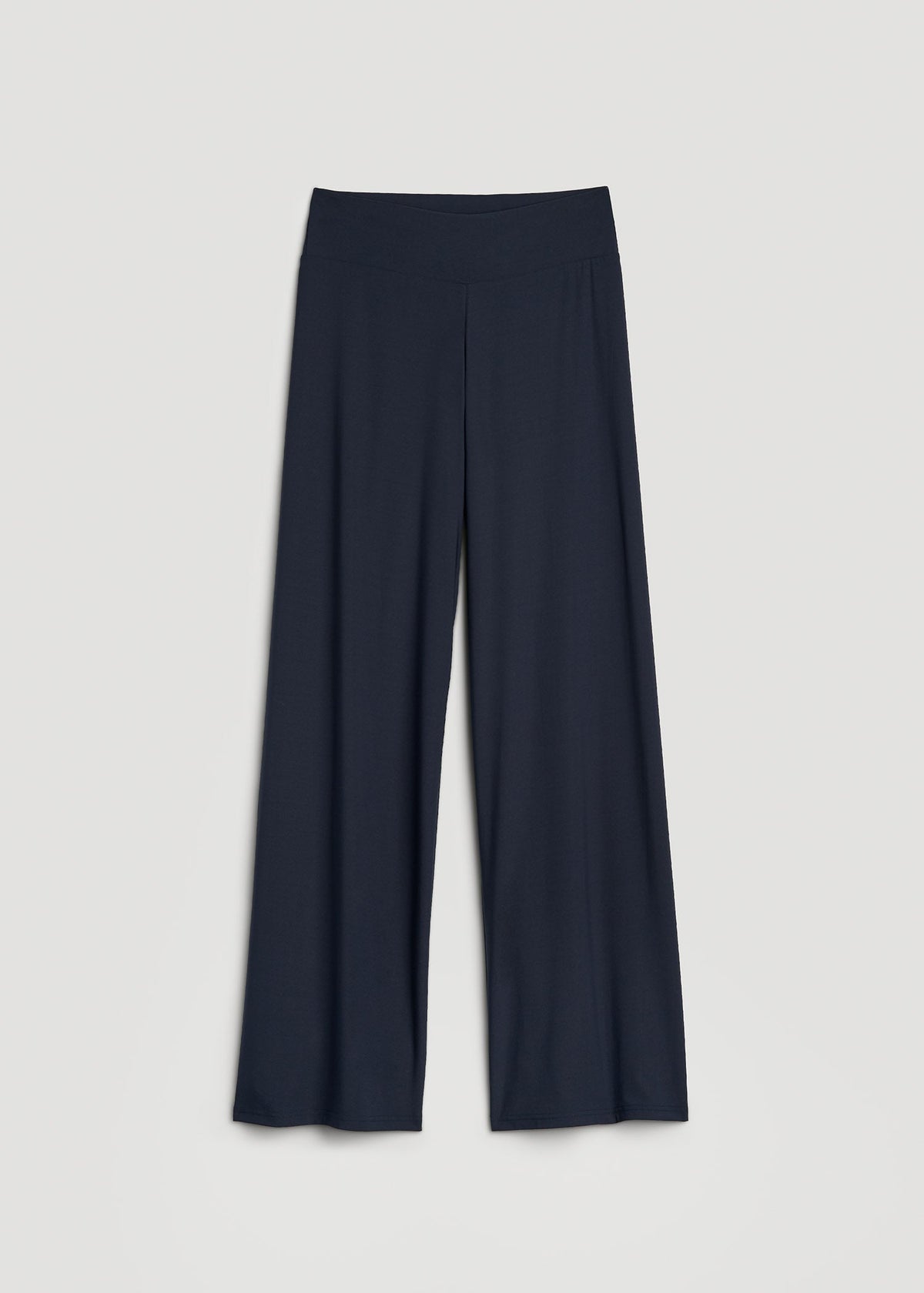 Pull-On Breezy Wide Leg Pants for Tall Women in Navy