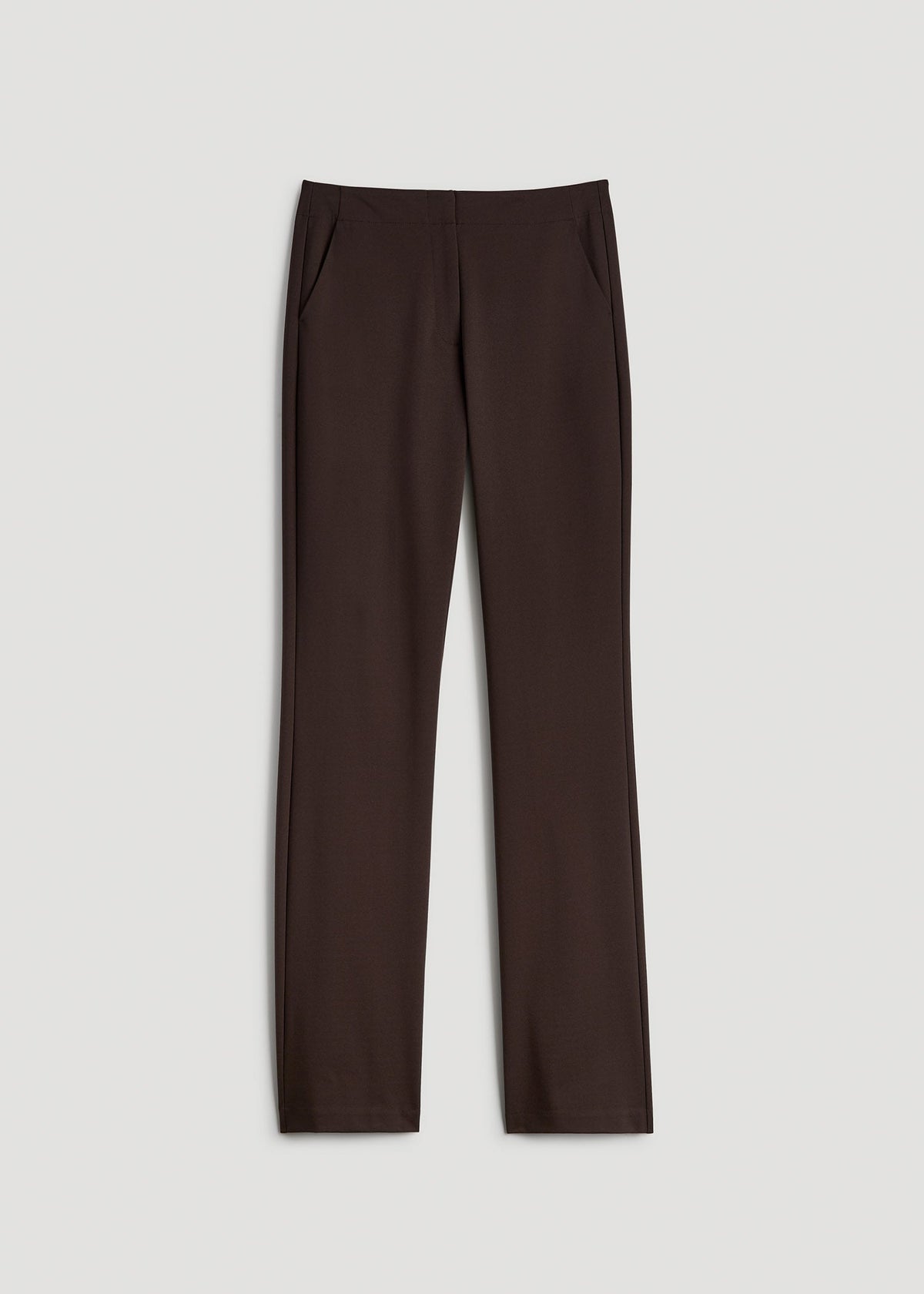 Freedom Flex Slim Straight Leg Dress Pants for Tall Women in Espresso