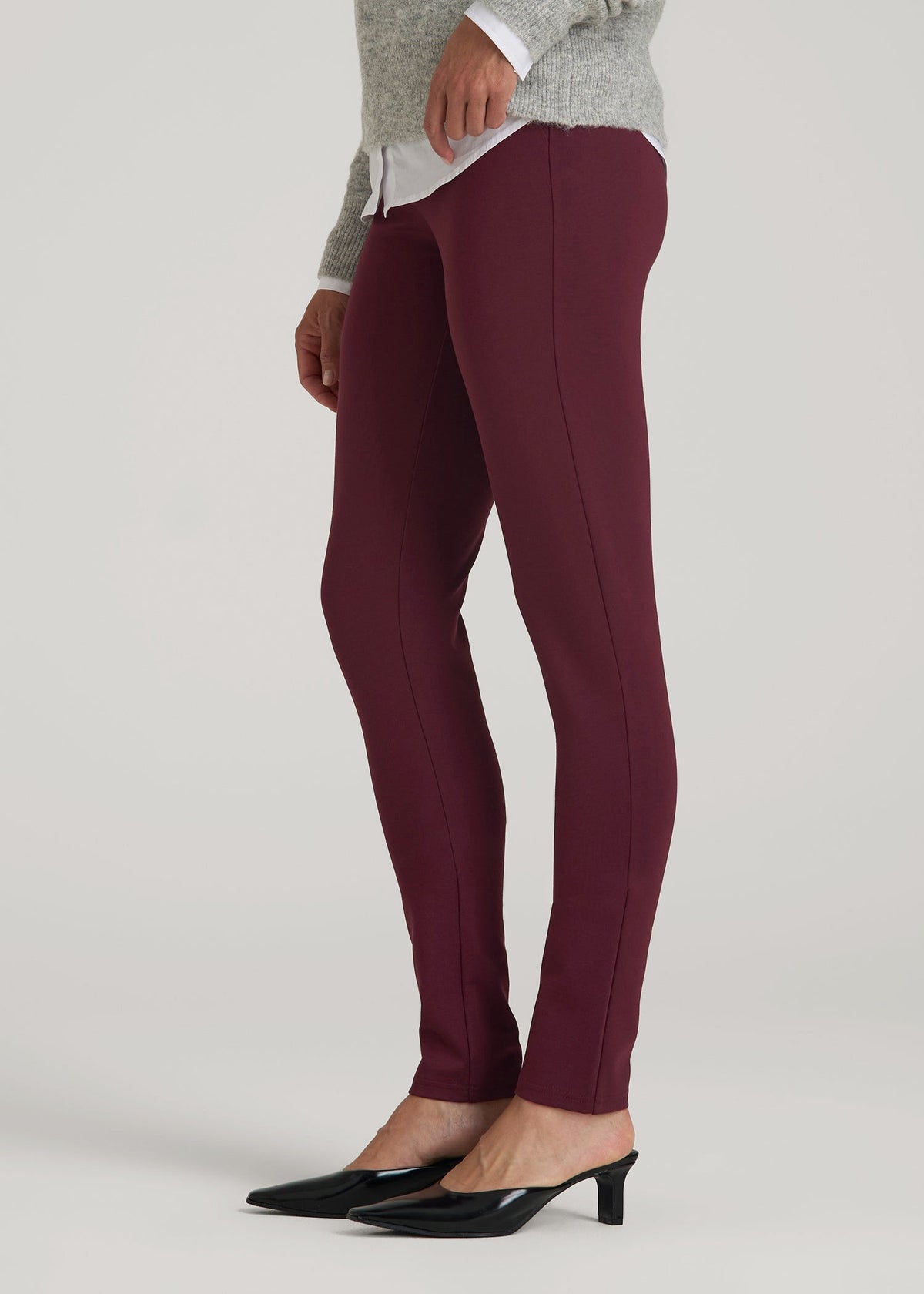 Flex Ponte Skinny High Rise Pant for Tall Women in Port Royale