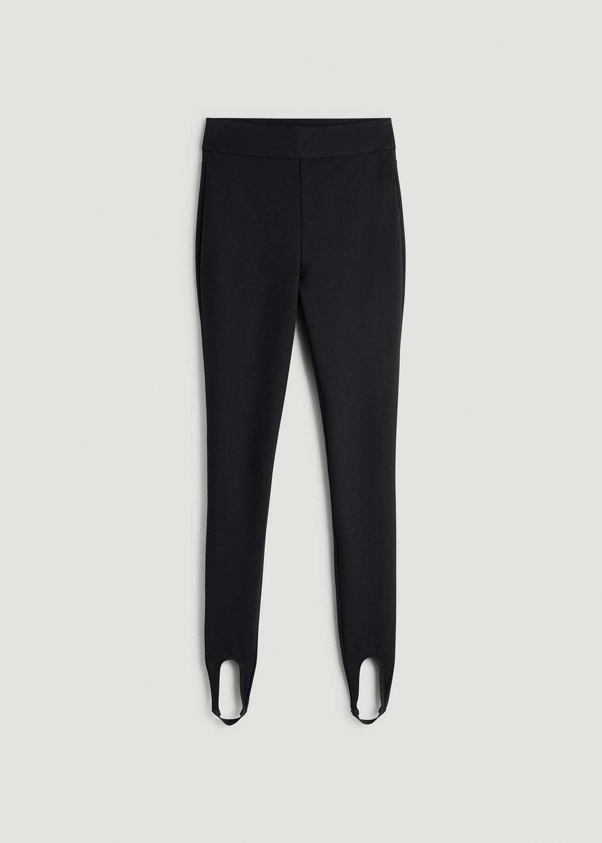Flex Ponte Stirrup Pants for Tall Women in Black