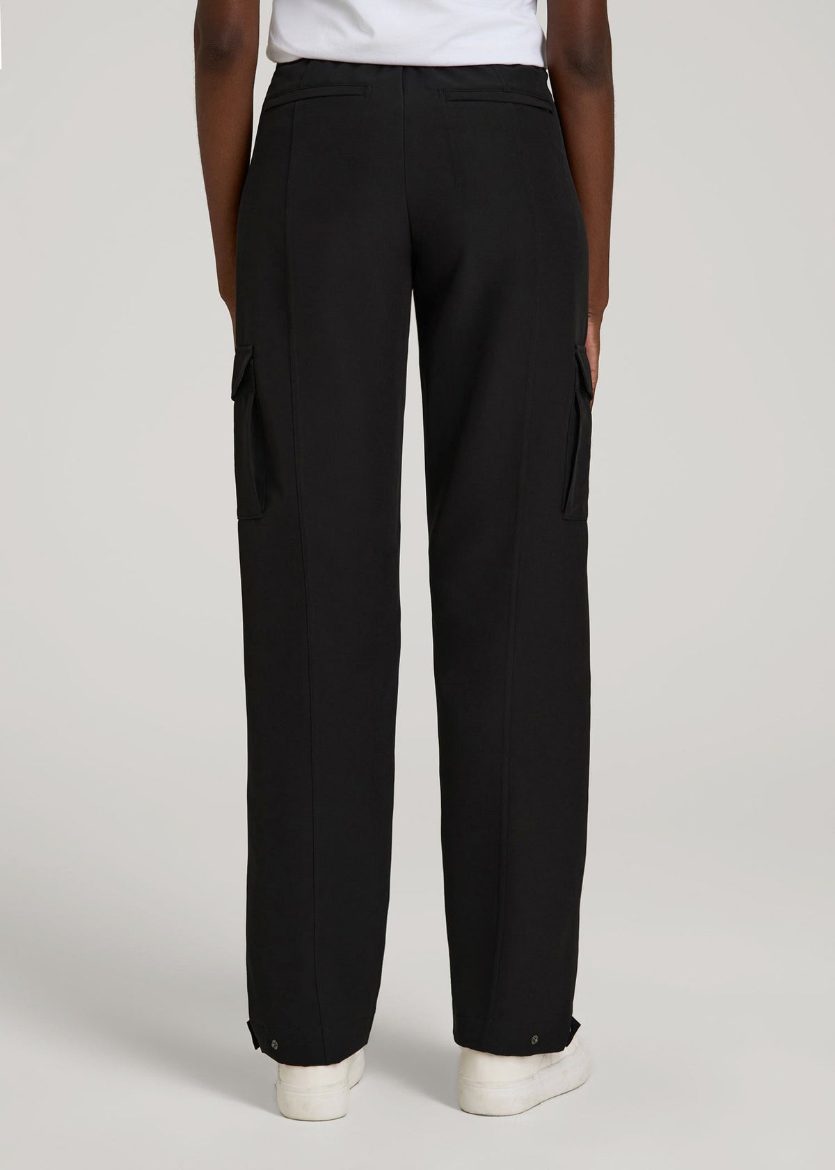 Traveler Cargo Pants for Tall Women in Black