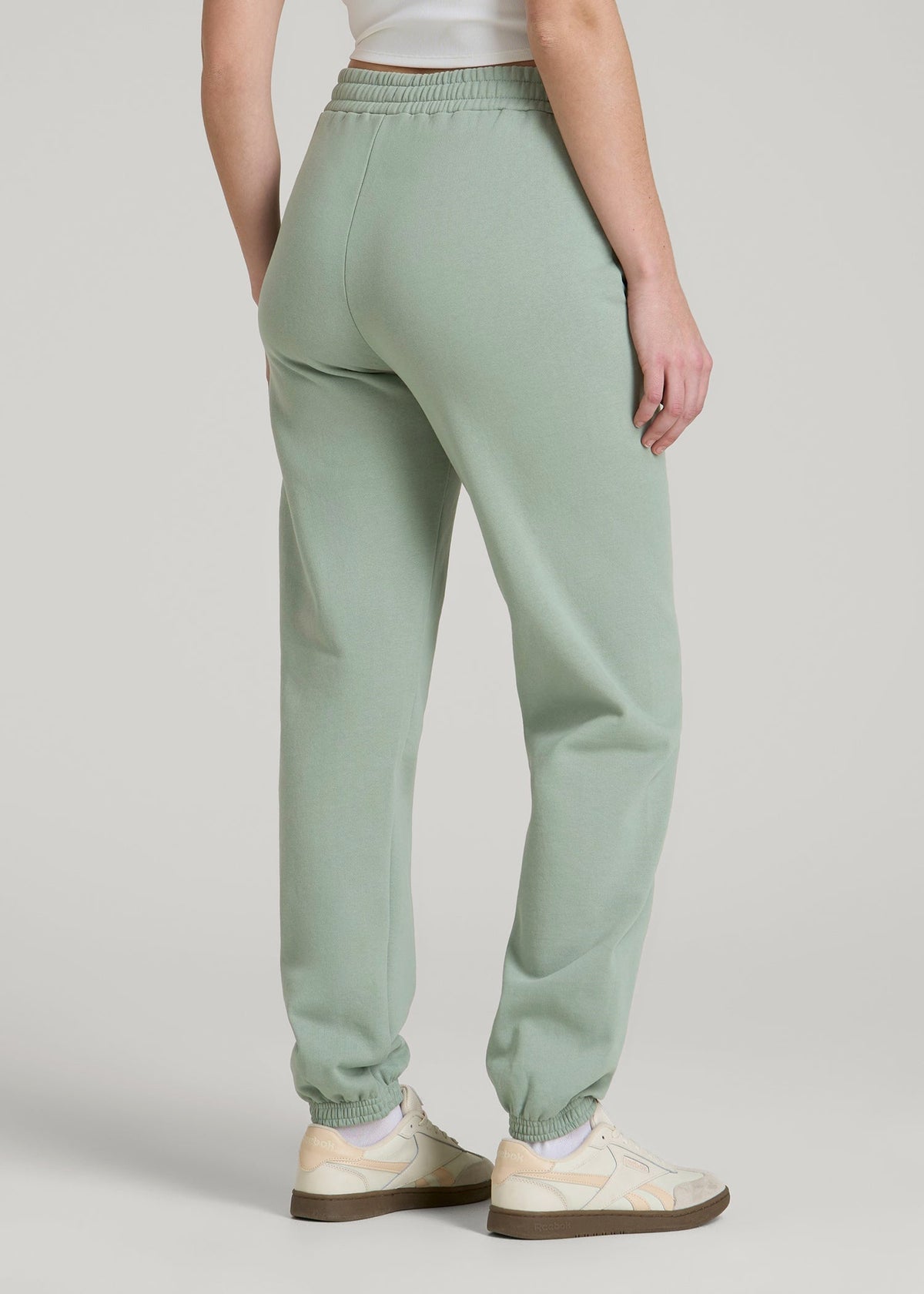 Wearever Fleece Relaxed Sweatpants for Tall Women in Seagrass