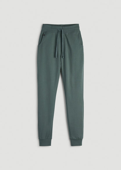 Wearever 2.0 French Terry Joggers for Tall Women in Balsam Green