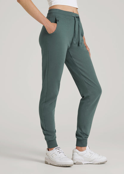 Wearever 2.0 French Terry Joggers for Tall Women in Balsam Green