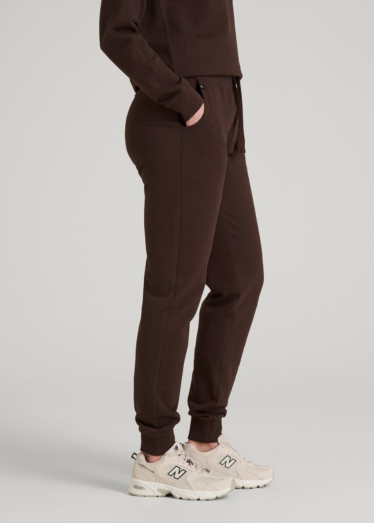 Wearever 2.0 French Terry Joggers for Tall Women in Espresso