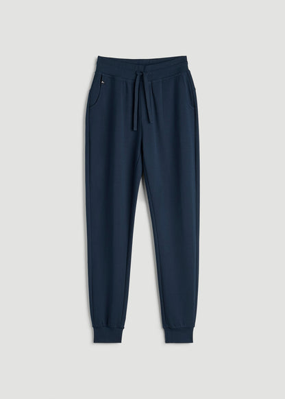 Wearever 2.0 French Terry Joggers for Tall Women in Navy Blue