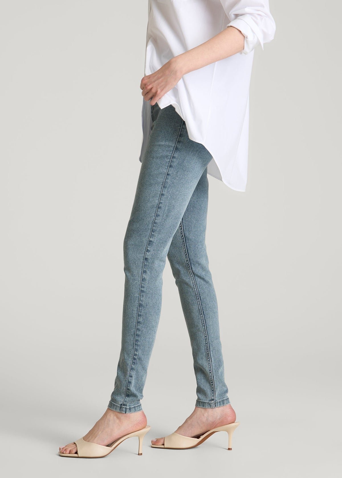 Women's Jeggings for Tall Women in Perfect Blue
