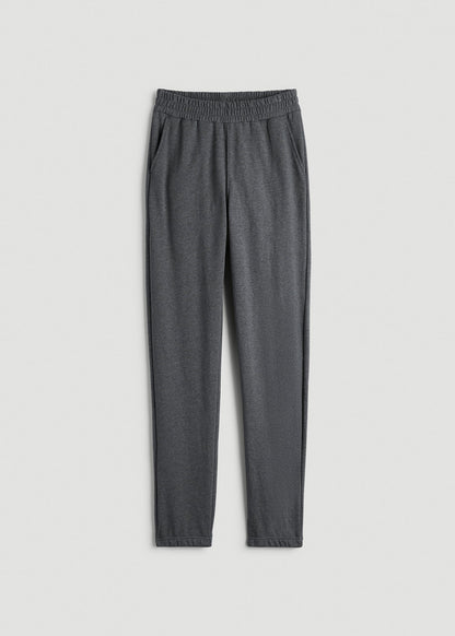 Wearever French Terry Sweatpants for Tall Men in Charcoal Mix