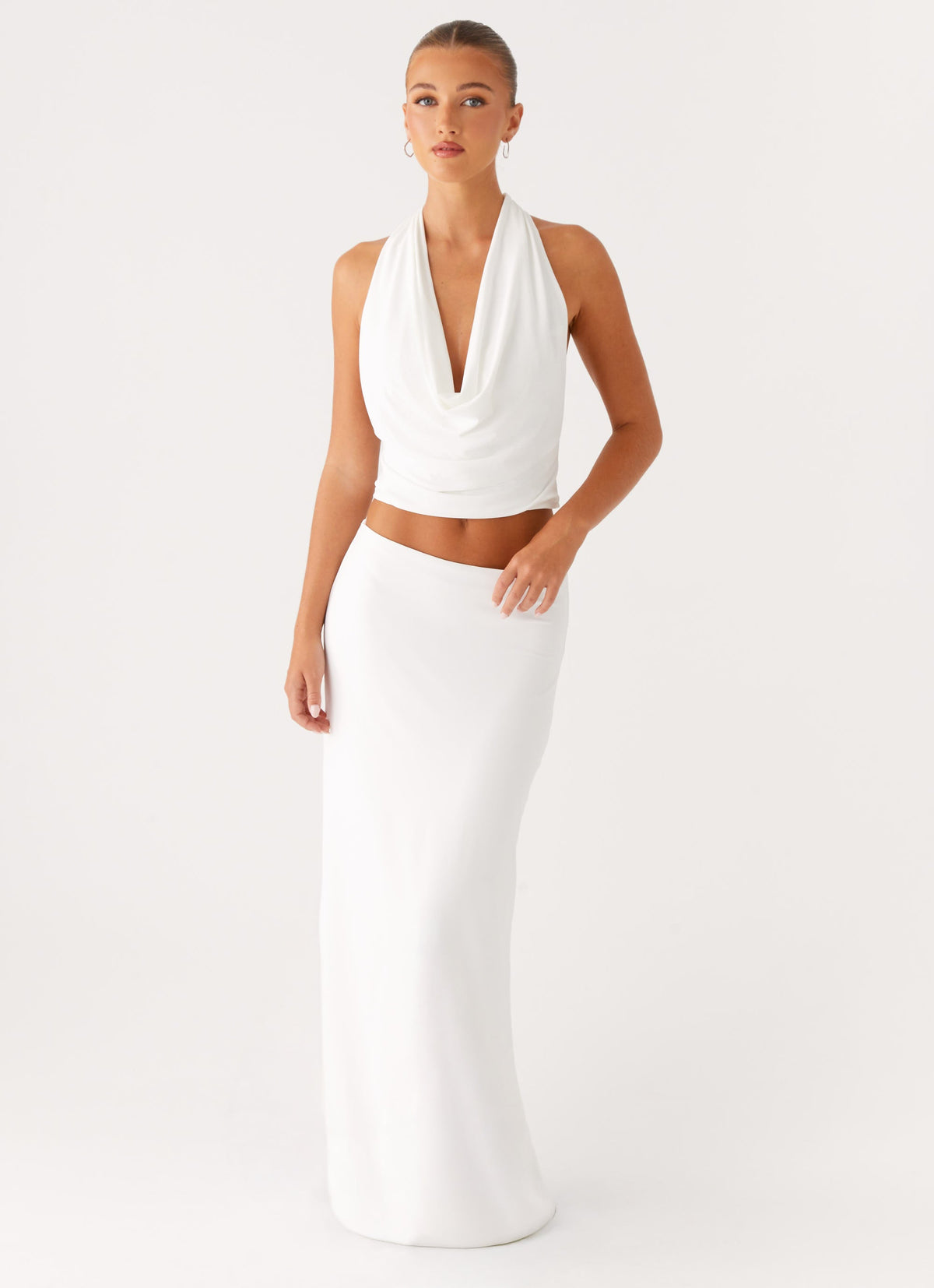 Ashi Maxi Skirt - White