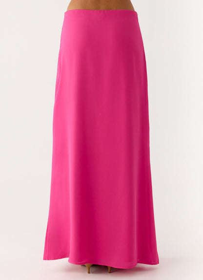 Ashlea Maxi Skirt - Fuchsia