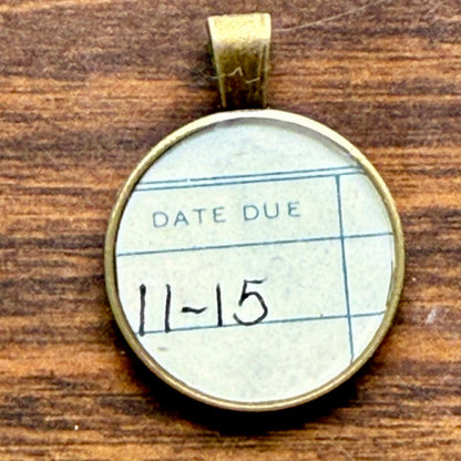 Book Lover Necklace -- November 15