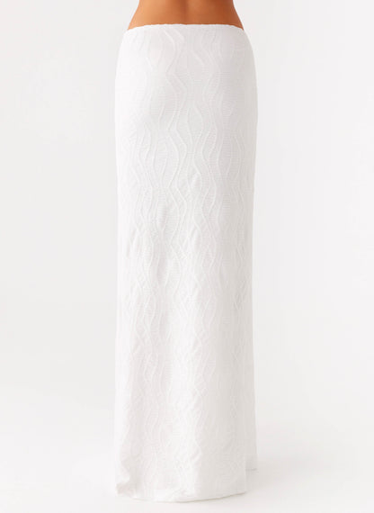 Briene Maxi Skirt - White