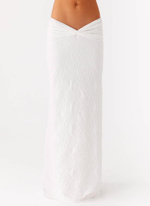 Briene Maxi Skirt - White