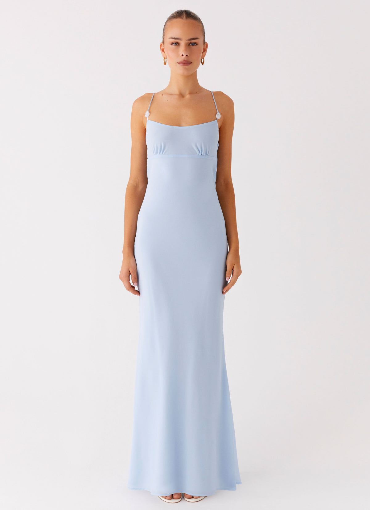 Cabello Maxi Dress - Pale Blue