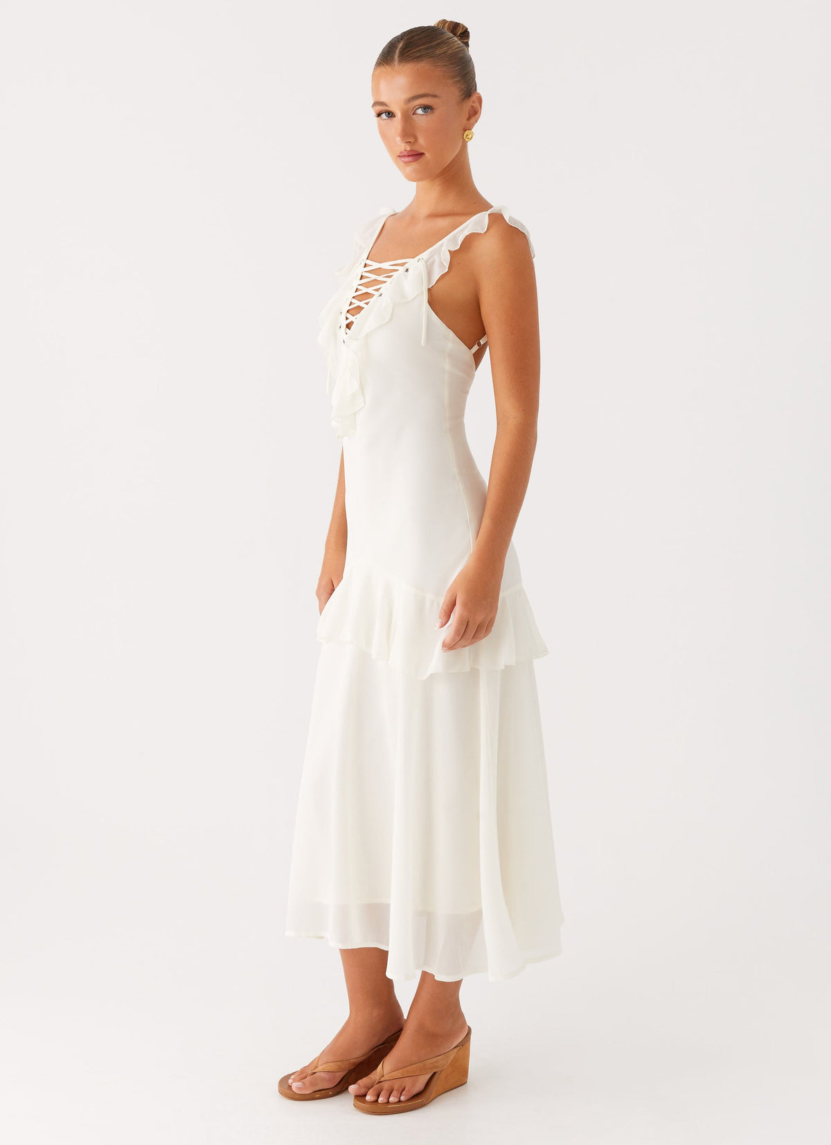 Celie Midi Dress - Ivory