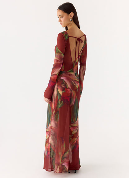 Charmayne Chiffon Maxi Dress - Cuba Cuba