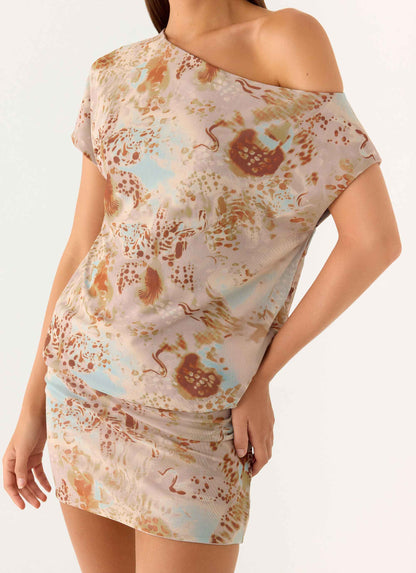 Cinema Mini Dress - Desert Blur