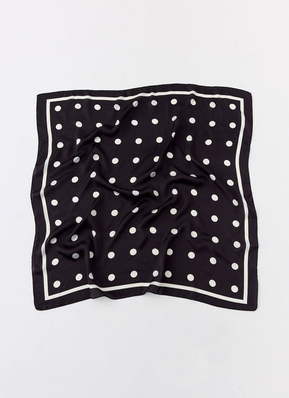 Dotty Dreams Scarf - Black Polkadot