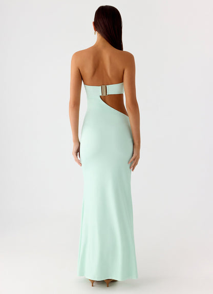 Ellisah Ombre Maxi Dress - Green Gradient