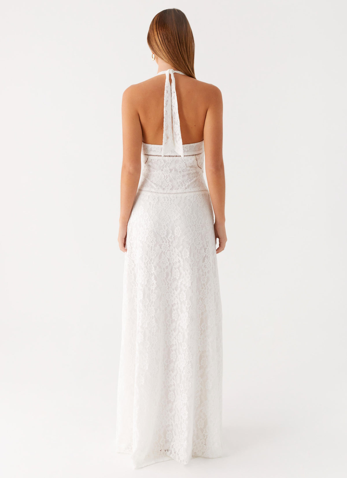 Ember Valley Cotton Maxi Dress - Ivory