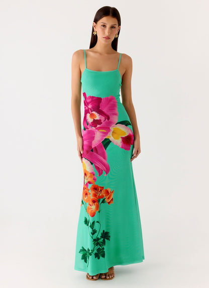 Everett Maxi Dress - Jungle Bloom